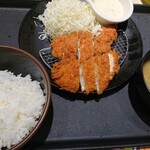 松のや - グリーンチリマヨささみかつ定食