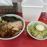 ラーメンショップ - 黒ネギラーメン＋ミニねぎ玉丼