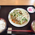 食べ処谷地 - 野菜炒め定食