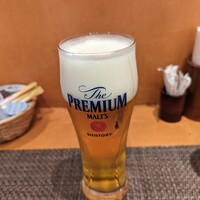 旬菜ステーキ処 らいむらいと - 生ビール
