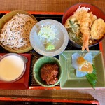 田舎屋 - ミニ天丼セット