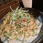 力パスタ - 夏はさっぱり♪ツナと明太子の大根おろしのせ大盛り　ランチ930円（税込）