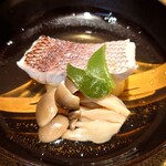 日本料理FUJI - タカサゴとジャガイモ饅頭のお椀