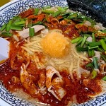 丸源ラーメン - 熟成醤油らーめん　辛肉そば