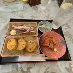 トーシン プリンスビル ゴルフコース - おつまみ3種とレモンチューハイ
