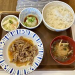 すき家 - 牛皿並盛り+おろし牛皿定食¥710