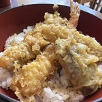 Izumian Wakaya - 十割蕎麦（大盛）上天丼セット