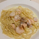 Il Cucchiaio di Angelo - サーモンと小エピのクリームソース