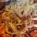 友雅亭 - カルビラーメン麺