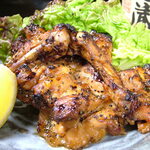 Grilled young chicken with yuzu and gosho