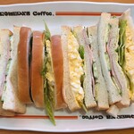 コメダ珈琲店 - ミックスサンド