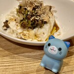 かつぎや - 中華冷奴と青いチビ猫ｗ