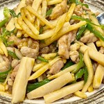 かつぎや - 筍がシャキシャキ！ピーマンと豚肉のバランスが抜群です
