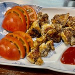 お好み焼き 鉄ちゃん - 結局ジャークチキンもお願いしちゃいましたｗ