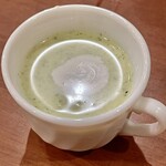 焼鳥 せきね - 御通しのブロッコリーヴィシソワーズ