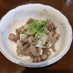 鉄板ダイニング こなや - 砂肝とねぎ炒め　600円