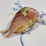Sushi Inaho - 鯵も島根産ｗ　今日は島根の日だね美味しいから文句ないけど