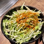 Teppan Ya Bembee - 牛蒡と水菜のハリハリサラダはワイフのリクエストです