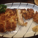 仁亭 - 仁亭風焼きかつ（カツ断面）