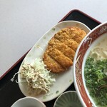 ラーメンやまと - とんかつ