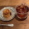 寺崎コーヒー - 料理写真:アイスコーヒーとスコーン