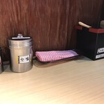 そばの神田東一屋 - コンディメンツ。