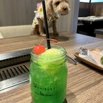 焼肉うしすけ - 懐かしのクリームソーダ