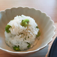 素透撫 - 枝豆の炊き込みご飯