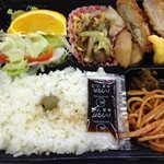 向島 松阪肉 あづま - 日替り弁当580円
                                