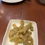 Taverna Pecorino - おまけ(ゴーヤ揚げ)