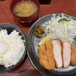 Okey-Dokey - ロースカツ定食200g パン粉細か目