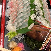 博多料亭 稚加榮 - 見事な鯛のお造り！