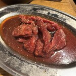 Kagurasaka Yakiniku Rasso - この日の裏メニュー 仙台牛切り落とし