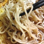 やなぎ庵 - 麺リフトアップ