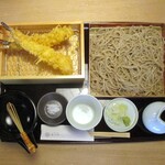 志づや - 特上 天然海老天せいろ