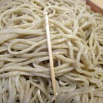 志づや - 蕎麦の細さと質感