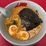 ラーメン山岡家 - 特製味噌ラーメン（背脂へ変更）