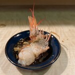 まるさん - 赤海老！海老味噌が美味しい！