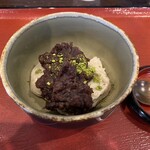 蕎麦 みずき - デザートのそばがきぜんざい。あんこ万歳