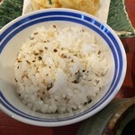蕎麦 みずき - 蕎麦の実ごはん。