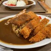 揚げたて とんかつ 満点カレー - すごく大きなカツをシェアしていただきました