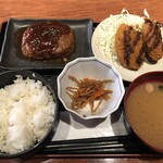 大衆IZAKAYAエイト - ２種盛り定食（900円）