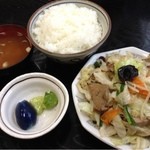 さんぷく - 野菜炒め定食