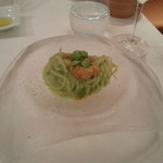 イルギオットーネ クチネリーア - 2013.9.21訪問：枝豆と雲丹のパスタ