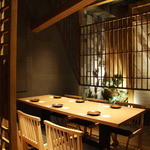 Hakata Jidori Fukuei Kumiai - テーブル席の個室もご用意しております。