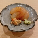 すし処 睦月 - 甘海老漬け、ワタ