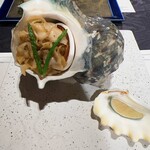 マラルンガ 和琉創作 - 魚料理:夜光貝のバター焼き