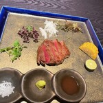 マラルンガ 和琉創作 - 肉料理(本来はこっちがコース):黒毛和牛ステーキ