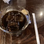 こまどり楼 - 定食のアイスコーヒー