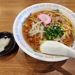 寿食堂 - 中華そば￥500。よく考えたら安い。